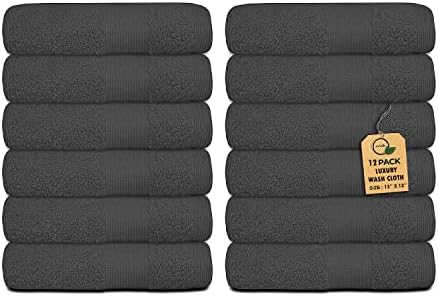 Softolle Premium Wash Cloths 12-Piece Set