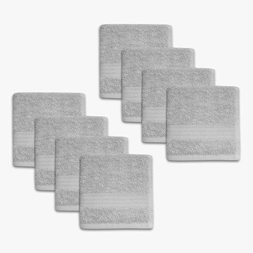 1888 Mills Premium Washcloth Set 8-Pack Soft Absorbent