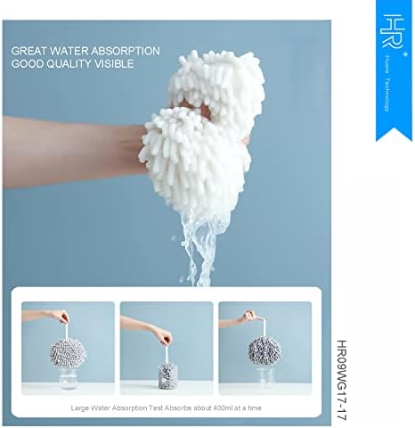 Eco-Friendly Fuzzy Hand Towel with Hanging Loop