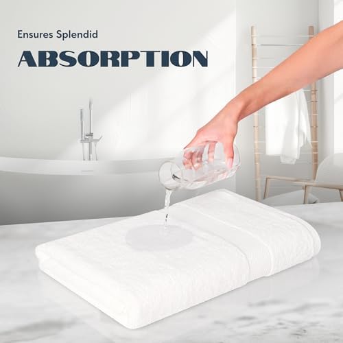 White Classic Extra Large Bath Sheets 2 Pack
