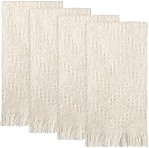 Beau_boh Hand Towels Set - 4-Piece 14x30 inch Beige