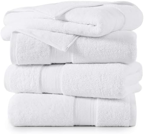 Luxurious Over-Sized 100 Cotton Bath Towels Soft Quick-Drying Washable