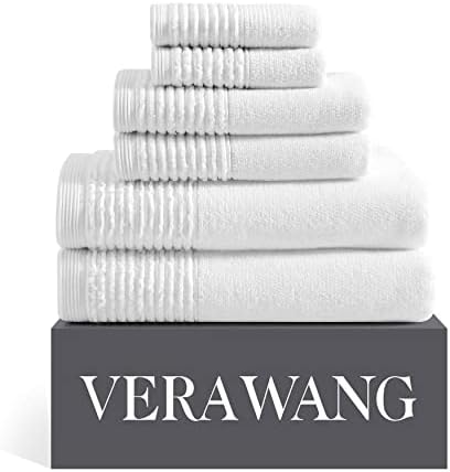 Vera Wang Bath Towels 6-Piece Set Highly Absorbent Super Soft