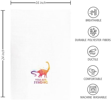 Kunlisa Dinosaur Hand Towels for Kids