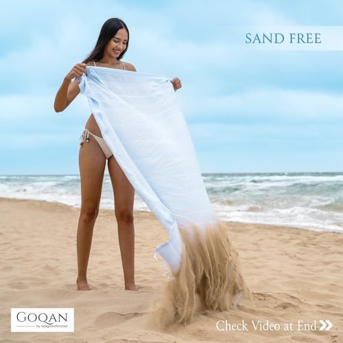 Experience Luxury Comfort with GOQAN Turkish Beach Towel