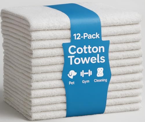 Quick-Dry 100 Cotton Utility Towels Eco-Friendly for Everyone
