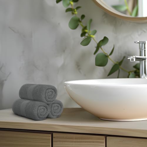 Avalon Towels Luxury Washcloths Premium Cotton 12-Piece Set