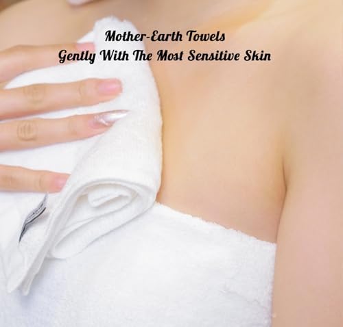 Mother-Earth 6-Pack Soft Bath Washcloths for Sensitive Skin