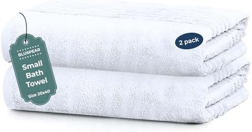 Cotton Small White Bath Towels for Hotel Pool Use