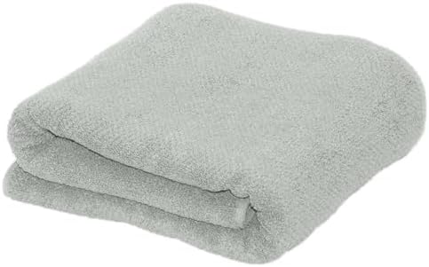 Light Grey Bath Sheet - 100 Cotton Oversized 68x35 Towel