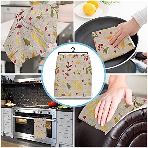 Sleek Microfiber Kitchen Towels Set Durable Absorbent for Quick Drying