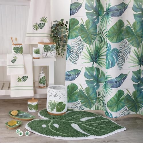 Avanti Linens - Fingertip Towel Soft Absorbent Cotton Towel Viva Palm Collection