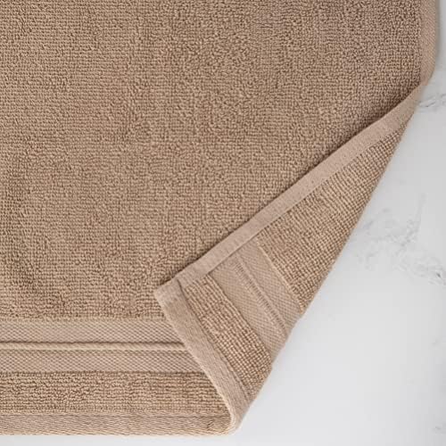 Sticky Toffee Washcloths Set of 4 - 13x13 in Tan