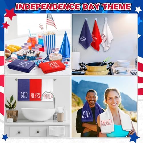 Patriotic Hand Towels for Independence Day