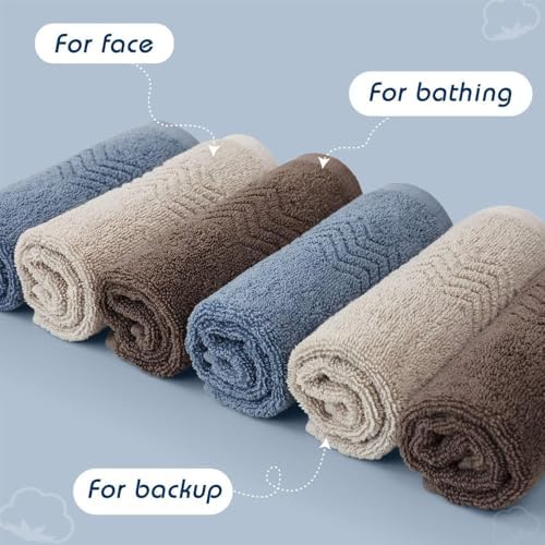 Cleanbear 13x13 Washcloth Set 6-Pack