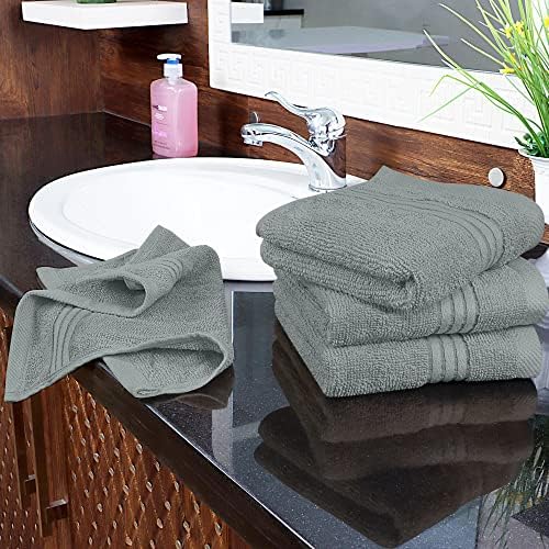 Premium Soft 12-Piece Washcloth Set for Bath Gym and Face