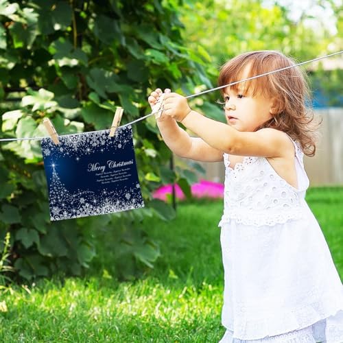 Perfect Blue Christmas Washcloth Set