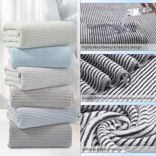 Jewel of Luxury 4-Piece Oversized Bath Towel Set