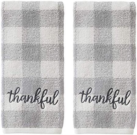 SKL Home Hand Towel Set 2-Pack Gray