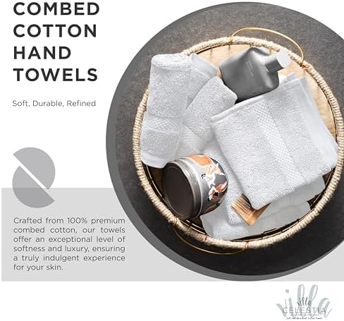 Villa Celestia 100 Combed Cotton Bath Towels