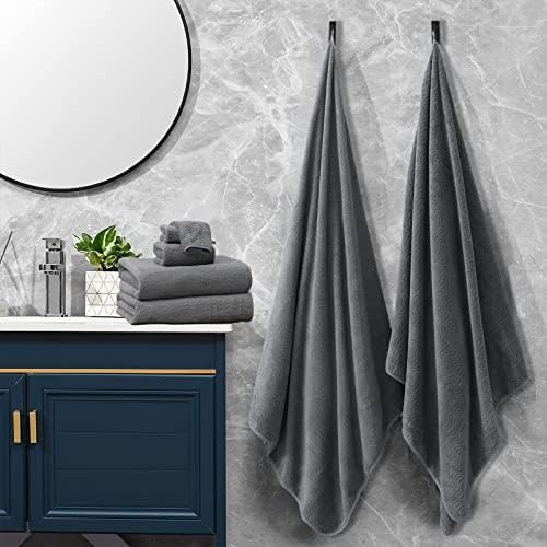 Oversized Bath Towels Set of 4 Extra Large microfiber fast drying