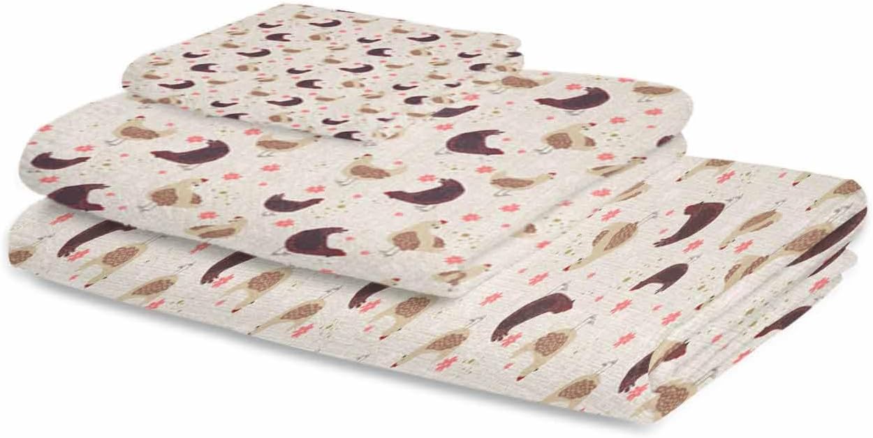 Chees D Zone Luxury Rustic Pink Farmhouse Towels Set