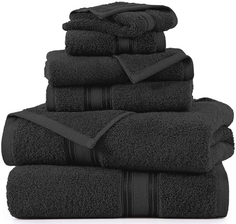 Luxury Bath Towels Set - 6 Piece by LANE LINEN
