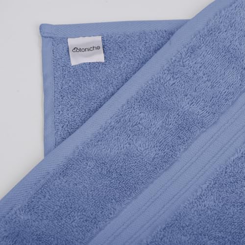XL Stopwatch Bathroom Towel - 72 x 36 Sky Blue