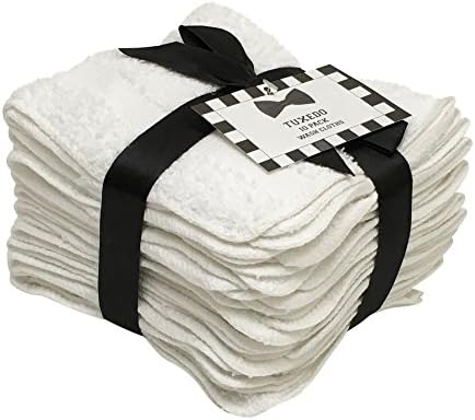 Get a deal on 10 Tuxedo Wash Cloths