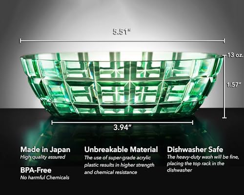 Sturdy Acrylic Bowl Set Perfect for Everyday Use or Special Occasions