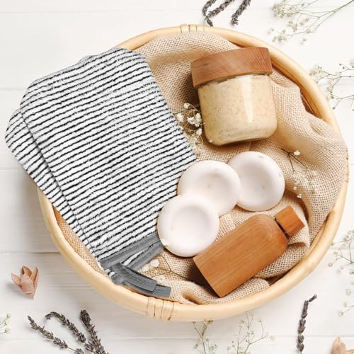 PHOGARY Coral Fleece Body Wash Cloths 8-Piece Set
