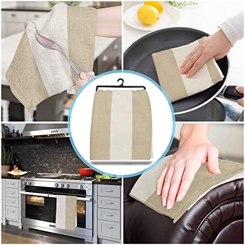 Rocking Giraffee MicrofiberKitchen Towels Set - 4 x 16x24 inch Retro Dish Towels