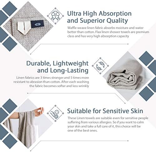 Extra Large Linen Bath Towel