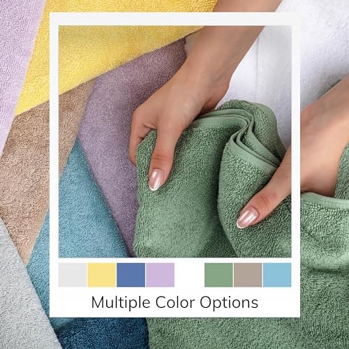 Luxury Turkish Cotton Bath Towels - Extra Large Soft Absorbent