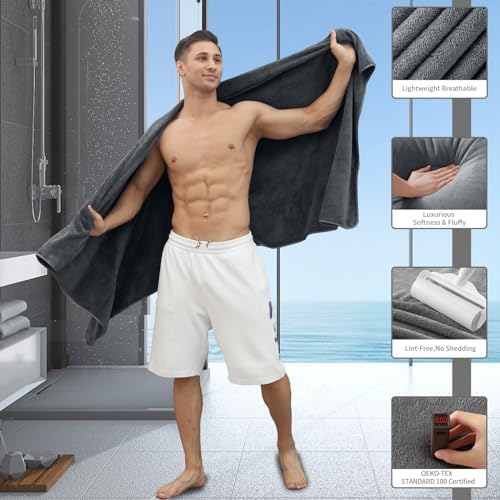 Extra Large Oversized Bath Towels Set