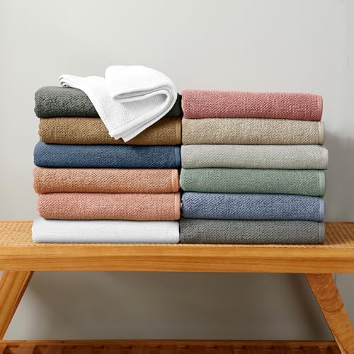 Chambrey Blue 100 Cotton-Best bath towels for the home