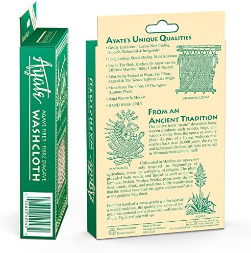 Premium Agave Exfoliating Face Body Washcloth for a Smooth Skin Experience