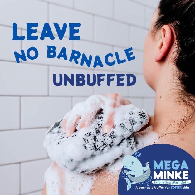 JJ KENT Mega Minke Exfoliating Washcloth Durable Award-Winning