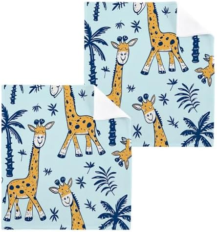 Yetasbin Giraffe Washcloth 2 Pack