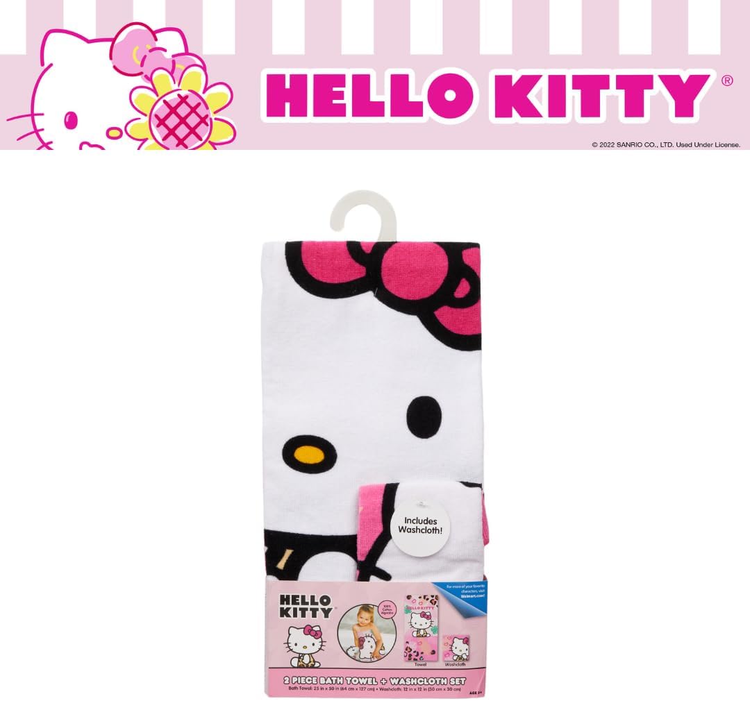 Franco Hello Kitty Kids Bath Set