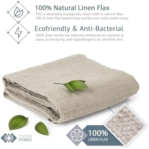 Extra Large Linen Bath Towel