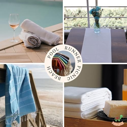 Park Oz Turkish Beach Towel - 100 Cotton Fast-Dry Everyones Favorite