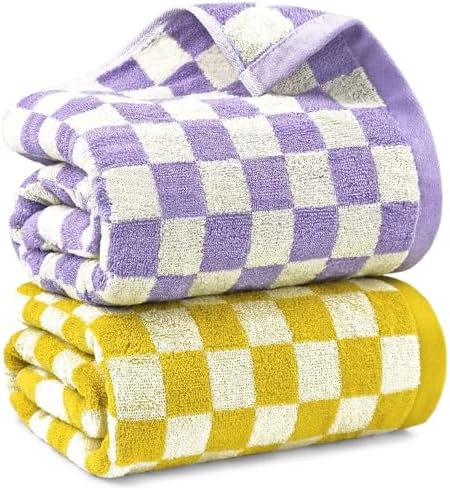 Jacquotha Checkered Bath Towel Set