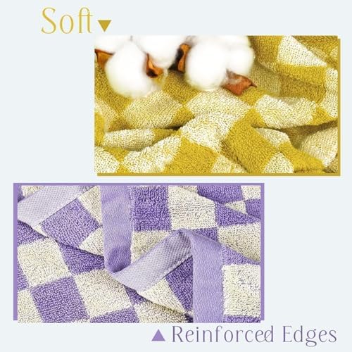 Jacquotha Checkered Bath Towel Set