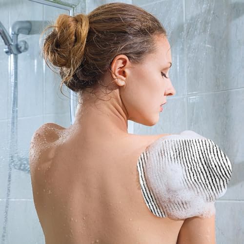 PHOGARY Coral Fleece Body Wash Cloths 8-Piece Set