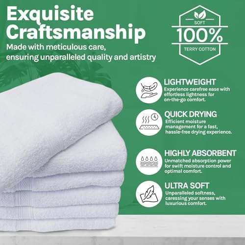 Towels N More 6 Pack 20x40 Gym Towels