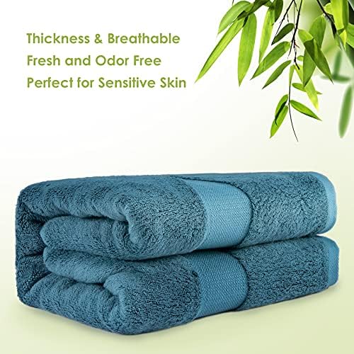 Extra Large Bath Towels for Sensitive Skin 35x70