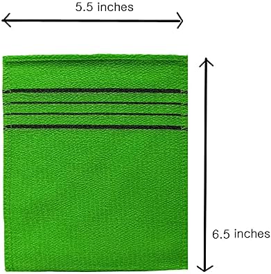 8-Piece Exfoliating Wade Cloth Set - Multi-Colored
