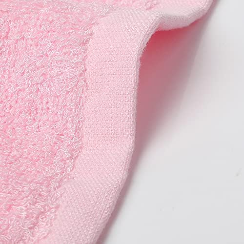 Yoofoss Luxury Washcloths 10 Pack - 10 x 10 Pink