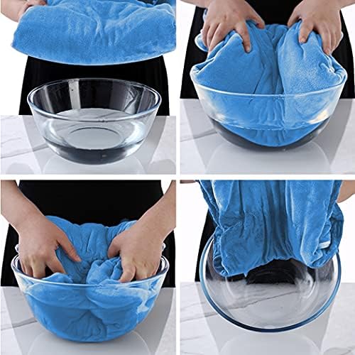 MYLSMPLE Luxury Microfiber Bath Towel 36x72 inch Light Blue